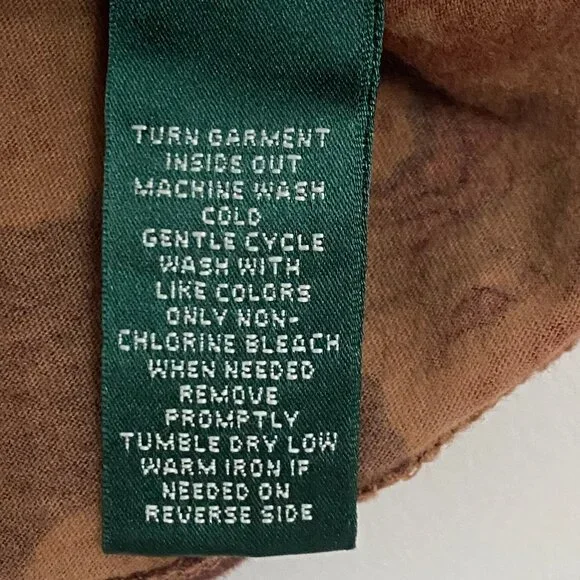 Ralph Lauren Sleeveless Cotton Top Size L - Picture 5 of 6